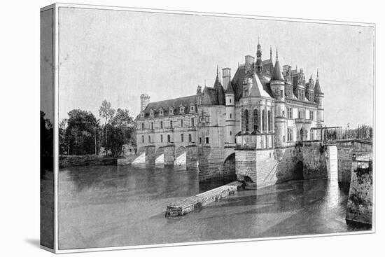 One of the Most Picturesque Chateaux De La Loire-null-Stretched Canvas
