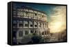 One of the Most Popular Travel Place in World - Roman Coliseum.-Andrey Yurlov-Framed Stretched Canvas