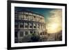 One of the Most Popular Travel Place in World - Roman Coliseum.-Andrey Yurlov-Framed Photographic Print