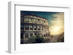 One of the Most Popular Travel Place in World - Roman Coliseum.-Andrey Yurlov-Framed Photographic Print