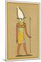 One of the Names Given to This God of the Underworld and of Vegetation is Osiris-Unnefer-E.a. Wallis Budge-Mounted Art Print