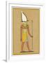 One of the Names Given to This God of the Underworld and of Vegetation is Osiris-Unnefer-E.a. Wallis Budge-Framed Art Print