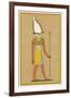 One of the Names Given to This God of the Underworld and of Vegetation is Osiris-Unnefer-E.a. Wallis Budge-Framed Art Print