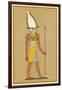 One of the Names Given to This God of the Underworld and of Vegetation is Osiris-Unnefer-E.a. Wallis Budge-Framed Art Print