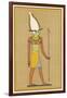 One of the Names Given to This God of the Underworld and of Vegetation is Osiris-Unnefer-E.a. Wallis Budge-Framed Art Print