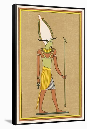 One of the Names Given to This God of the Underworld and of Vegetation is Osiris-Unnefer-E.a. Wallis Budge-Framed Stretched Canvas