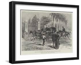 One of the New Ministry Going to the Senate House, Rio De Janeiro, Brazil-Warry-Framed Giclee Print