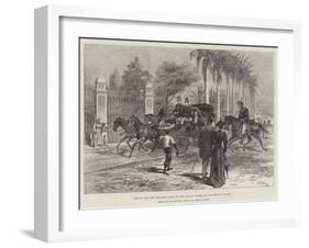 One of the New Ministry Going to the Senate House, Rio De Janeiro, Brazil-Warry-Framed Giclee Print