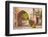 One of the Old Gates to the Village of Noyers Sur Serein in Yonne, Burgundy, France, Europe-Julian Elliott-Framed Photographic Print