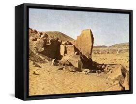 One of the Pharaoh's bridges, Egypt-English Photographer-Framed Stretched Canvas