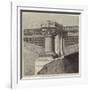 One of the Piers of Blackfriars New Bridge-null-Framed Giclee Print