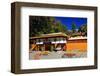 One of the Residential Buildings in the Park of the Summer Residence of the Dalai Lama-null-Framed Art Print