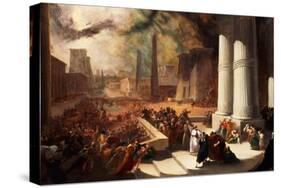 One of the Seven Plagues of Egypt-John Martin-Stretched Canvas