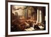 One of the Seven Plagues of Egypt-John Martin-Framed Giclee Print