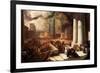 One of the Seven Plagues of Egypt-John Martin-Framed Giclee Print