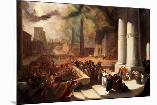 One of the Seven Plagues of Egypt-John Martin-Mounted Giclee Print