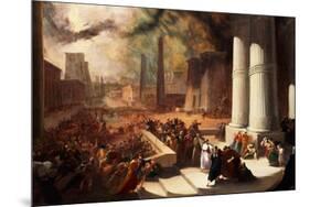 One of the Seven Plagues of Egypt-John Martin-Mounted Giclee Print