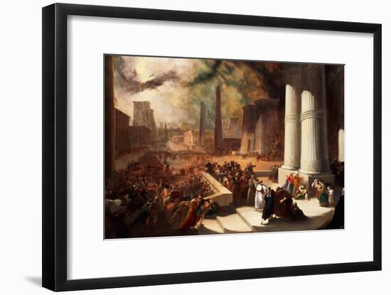 One of the Seven Plagues of Egypt-John Martin-Framed Giclee Print