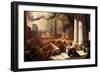 One of the Seven Plagues of Egypt-John Martin-Framed Giclee Print