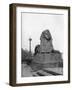 One of the Sphinxes, Victoria Embankment, London, 1924-1926-null-Framed Giclee Print