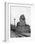 One of the Sphinxes, Victoria Embankment, London, 1924-1926-null-Framed Giclee Print