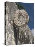 One of the Stone Hoops in the Great Ball Court, Chichen Itza, Yucatan-Richard Maschmeyer-Stretched Canvas