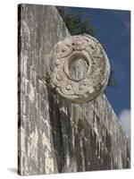 One of the Stone Hoops in the Great Ball Court, Chichen Itza, Yucatan-Richard Maschmeyer-Stretched Canvas