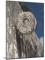 One of the Stone Hoops in the Great Ball Court, Chichen Itza, Yucatan-Richard Maschmeyer-Mounted Photographic Print