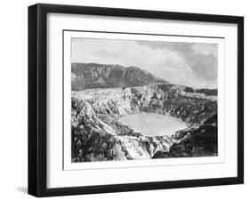 One of the Three Craters of Poas, C1890-null-Framed Giclee Print