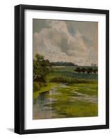 One of the 'Three Landscape Sketches'-Hubert von Herkomer-Framed Giclee Print