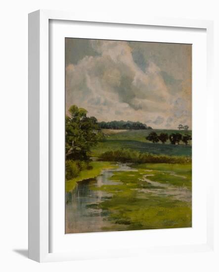 One of the 'Three Landscape Sketches'-Hubert von Herkomer-Framed Giclee Print