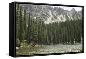 One of the Trampas Lakes High in the Pecos Wilderness, Sangre De Cristo Mountains-null-Framed Stretched Canvas