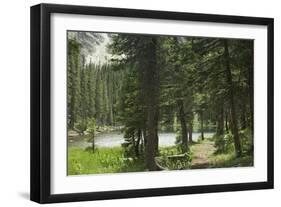 One of the Trampas Lakes High in the Pecos Wilderness, Sangre De Cristo Mountains-null-Framed Photographic Print