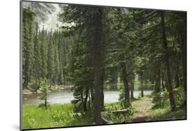 One of the Trampas Lakes High in the Pecos Wilderness, Sangre De Cristo Mountains-null-Mounted Photographic Print