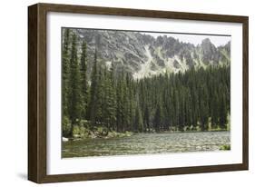 One of the Trampas Lakes High in the Pecos Wilderness, Sangre De Cristo Mountains-null-Framed Photographic Print