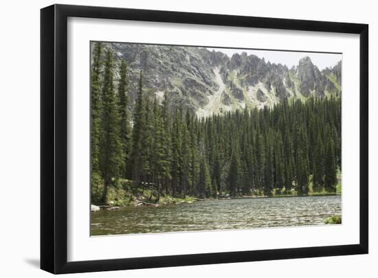 One of the Trampas Lakes High in the Pecos Wilderness, Sangre De Cristo Mountains-null-Framed Photographic Print