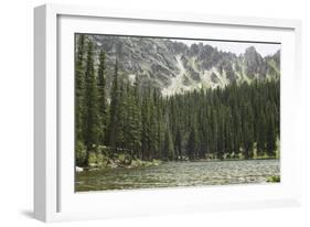 One of the Trampas Lakes High in the Pecos Wilderness, Sangre De Cristo Mountains-null-Framed Photographic Print