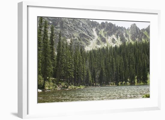 One of the Trampas Lakes High in the Pecos Wilderness, Sangre De Cristo Mountains-null-Framed Photographic Print