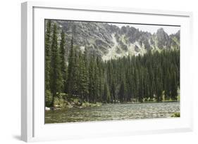 One of the Trampas Lakes High in the Pecos Wilderness, Sangre De Cristo Mountains-null-Framed Photographic Print