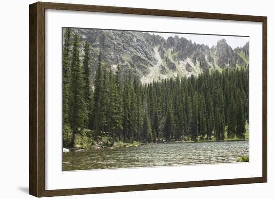 One of the Trampas Lakes High in the Pecos Wilderness, Sangre De Cristo Mountains-null-Framed Photographic Print