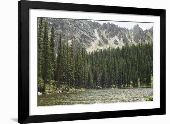 One of the Trampas Lakes High in the Pecos Wilderness, Sangre De Cristo Mountains-null-Framed Photographic Print