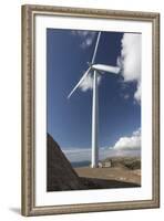 One of the Turbines with a Person for Scale-Nick-Framed Photographic Print