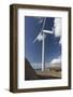 One of the Turbines with a Person for Scale-Nick-Framed Photographic Print