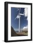 One of the Turbines with a Person for Scale-Nick-Framed Photographic Print