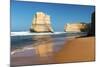 One of the Twelve Apostles and Southern Ocean, Twelve Apostles National Park, Port Campbell-Richard Nebesky-Mounted Photographic Print