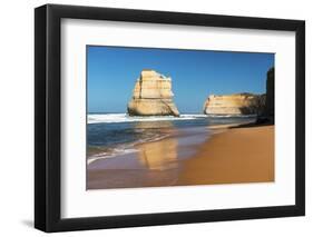 One of the Twelve Apostles and Southern Ocean, Twelve Apostles National Park, Port Campbell-Richard Nebesky-Framed Photographic Print