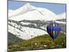 One of the Twelve Hot Air Balloons Takes Flight at Mount Crested Butte, Colorado-null-Mounted Premium Photographic Print