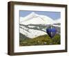 One of the Twelve Hot Air Balloons Takes Flight at Mount Crested Butte, Colorado-null-Framed Photographic Print