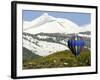 One of the Twelve Hot Air Balloons Takes Flight at Mount Crested Butte, Colorado-null-Framed Photographic Print