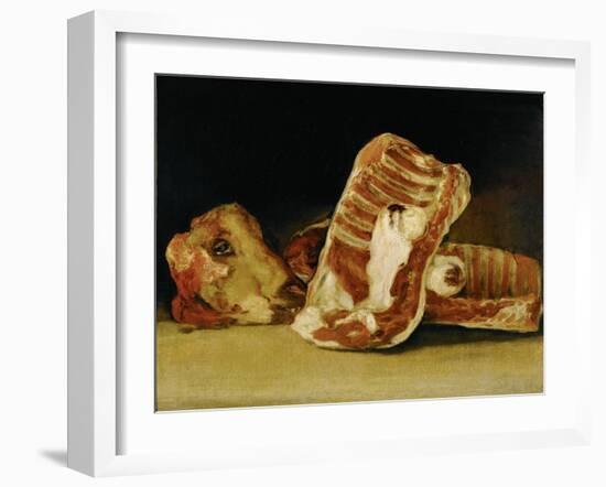 One of twelve still-lifes of which six are known in various collections-Francisco de Goya y Lucientes-Framed Giclee Print